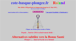 Desktop Screenshot of cote-basque-plongee.fr