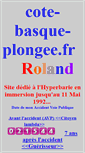 Mobile Screenshot of cote-basque-plongee.fr